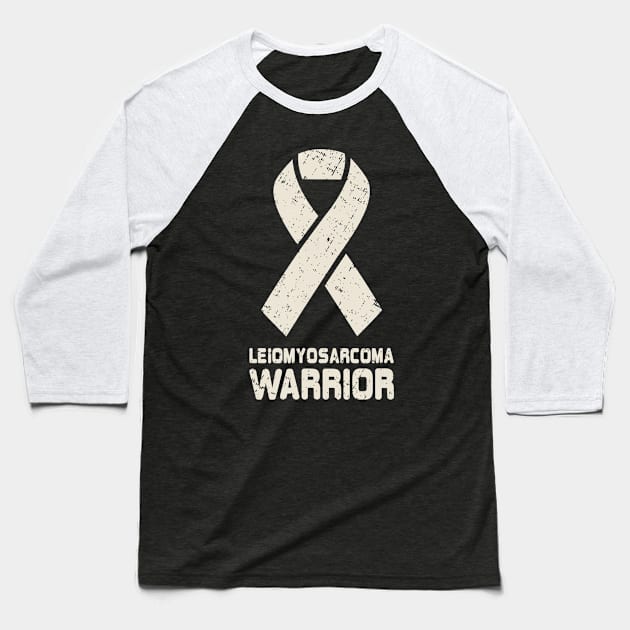 Leiomyosarcoma T Shirt LMS Sarcoma Cancer Awareness Gift Baseball T-Shirt by LaurieAndrew